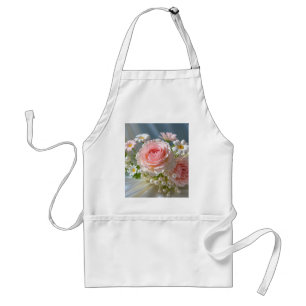 Flowers with timeless extravagant elegance adult apron