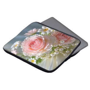Flowers with timeless extravagant elegance laptop sleeve
