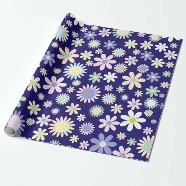 flowers wrapping paper (Unrolled)