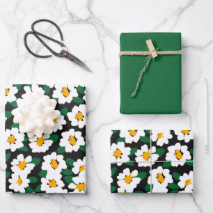 Flowers Wrapping Paper Sheets