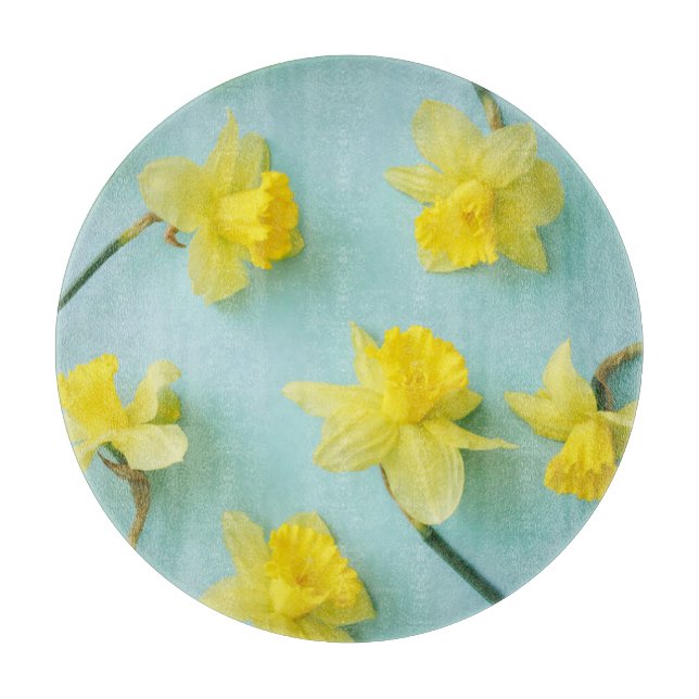 Flowers | Yellow Daffodils Cutting Board (Front)