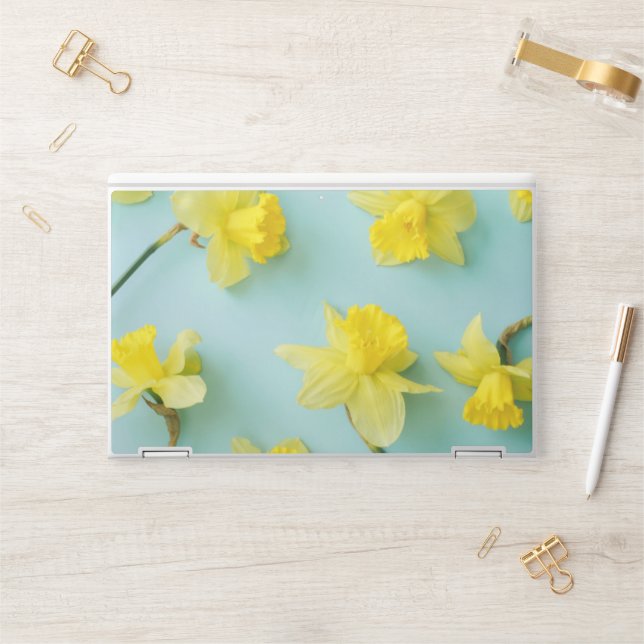 Flowers | Yellow Daffodils HP Laptop Skin (Desk)