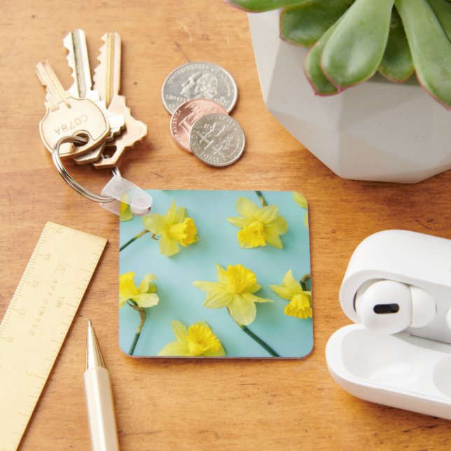 Flowers | Yellow Daffodils Keychain (Desk)