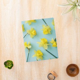 Flowers Yellow Daffodils Mini Binder