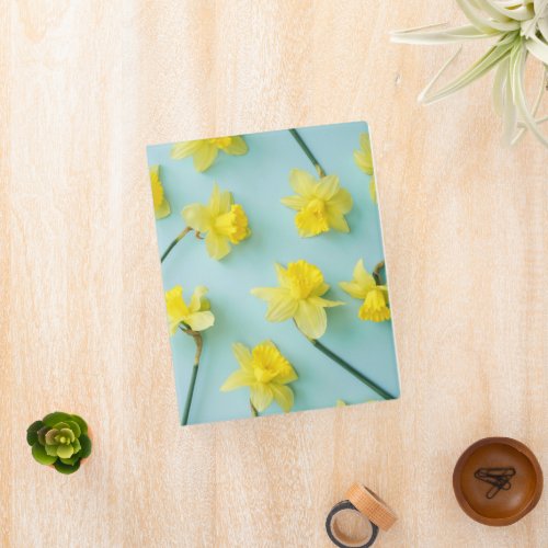 Flowers  Yellow Daffodils Mini Binder