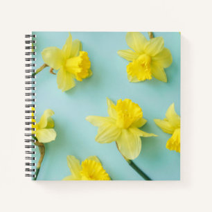 Flowers Yellow Daffodils Notebook