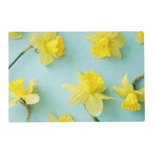 Flowers Yellow Daffodils Placemat