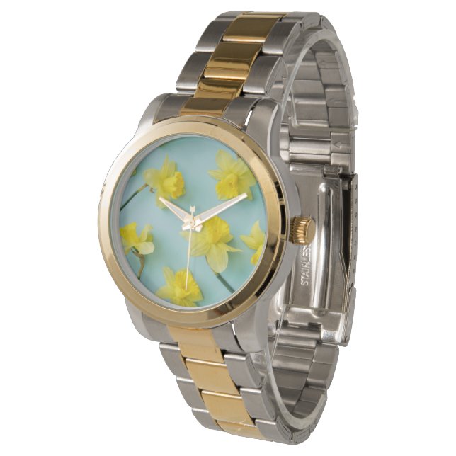 Flowers | Yellow Daffodils Watch (Angled)