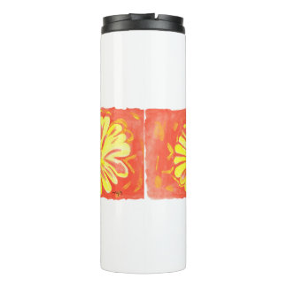 Flowers - Yellow Flowers Thermal Tumbler