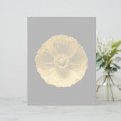 Flowers | Yellow Poppy (Standing Front)
