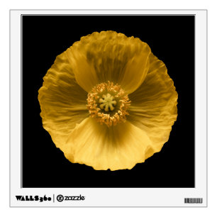 Flowers Yellow Poppy Wall Decal