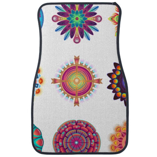 Flowers | Zazzle_Growshop. Car Floor Mat (Front)
