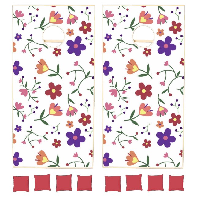 Flowers | Zazzle_Growshop. Cornhole Set (Set)
