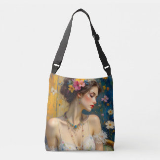 Flowery Crossbody Bag