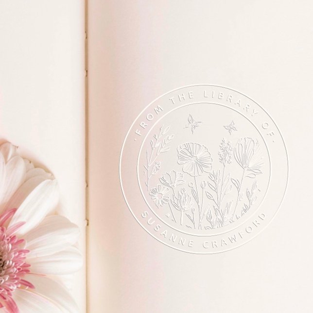 Flowery Custom Book From The Library Of  Embosser (Creator Uploaded)
