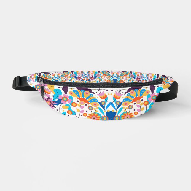 Flowery  fanny pack (Front)