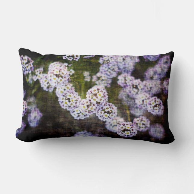 Flowery Grunge Pillow (Front)