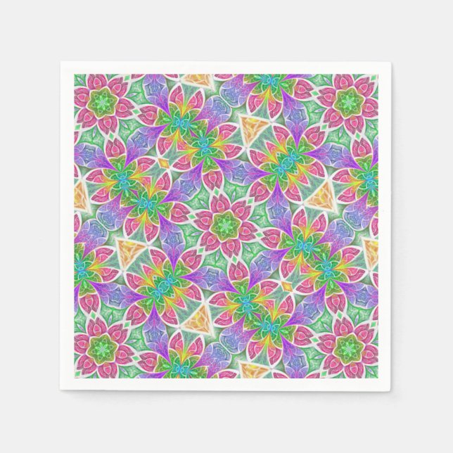 Flowery Haze Napkins (Front)