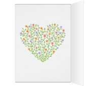 Flowery heart cards (Inside (Left))