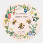 Flowery Honey Label Personalize