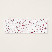 Flowery Horse bookmark (Back)