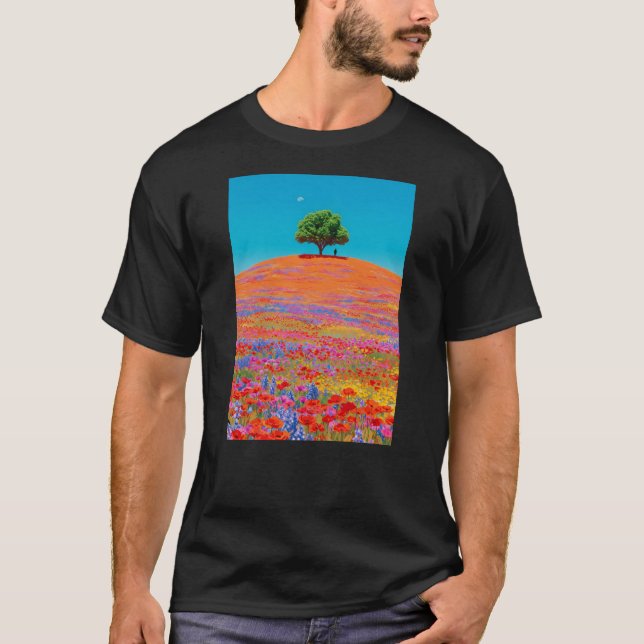 Flowery Landscape T-Shirt (Front)