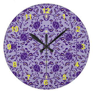 Shades Of Purple Wall Clocks | Zazzle