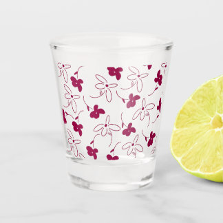 flowery Shot glass