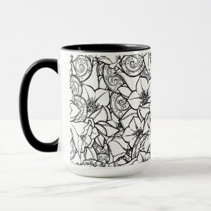 Flowery Zendoodle Mug
