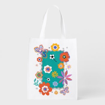'flowies' Shopping Bag by GwenDesign at Zazzle