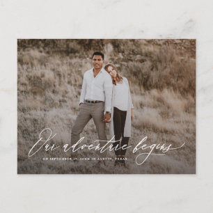 Flowing Adventure Save the Date Postcard