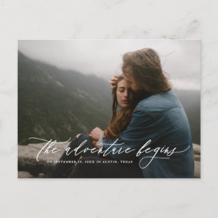 Flowing Adventure Save the Date Postcard