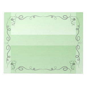 Flowing Beauty Sage Large Notepad