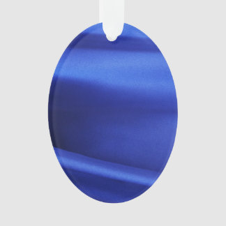 Flowing Blue Silk Fabric Abstract Ornament