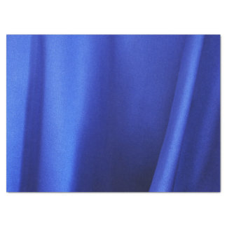 Flowing Blue Silk Fabric Abstract Tissue Paper