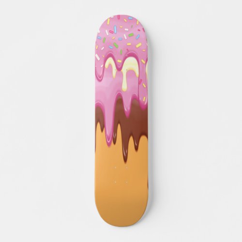 Flowing donuts skateboard