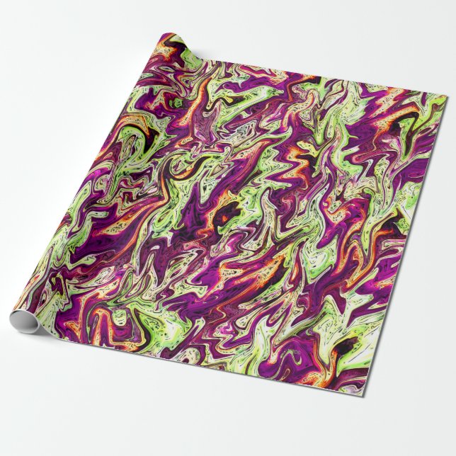 Flowing Fall colors.... Wrapping Paper (Unrolled)