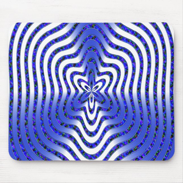 Flowing flowers.... mouse pad (Front)