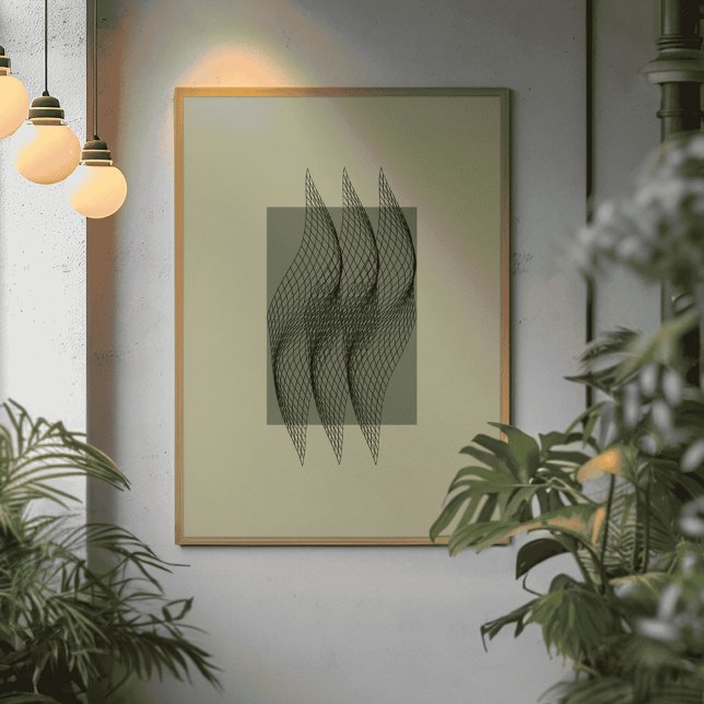 Flowing Geometrics Abstract Art Poster (Creator Uploaded)