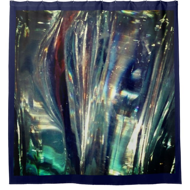 FLOWING GLASS SHOWER CURTAIN (Front)