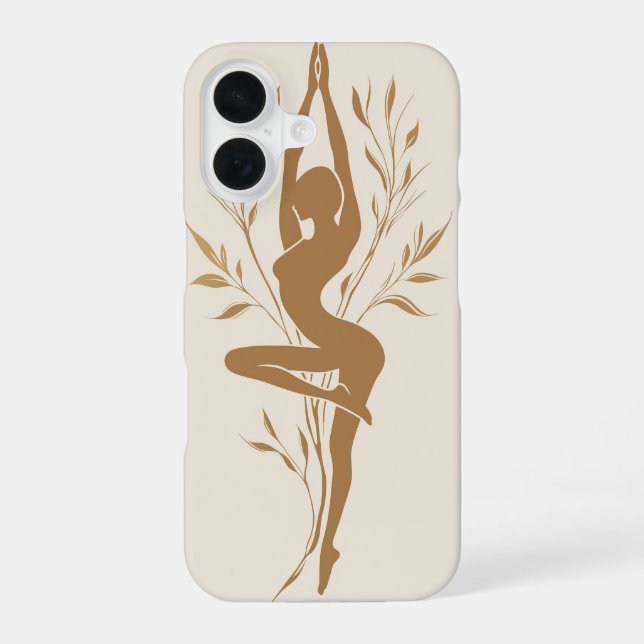 Flowing Grace Pose Iphone Case (Back)