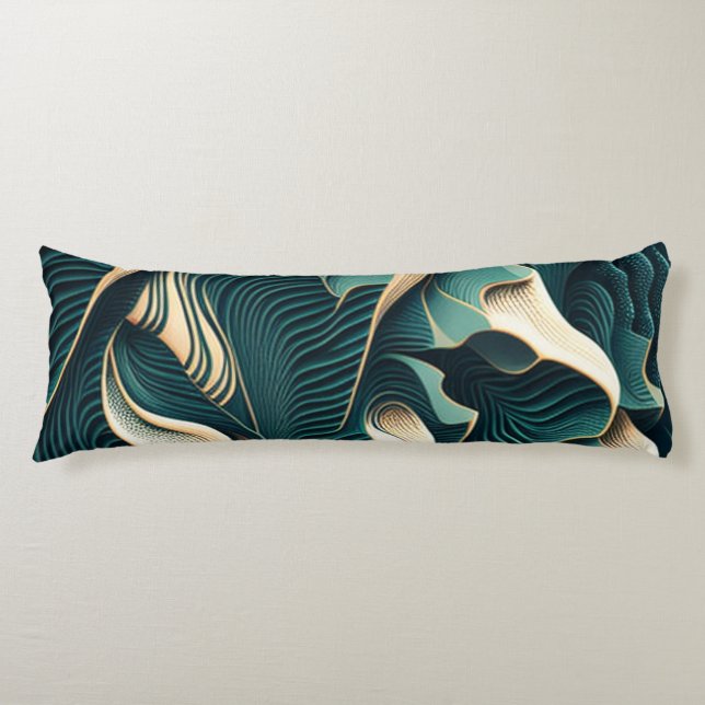 Flowing Harmony Body Pillow (Front)
