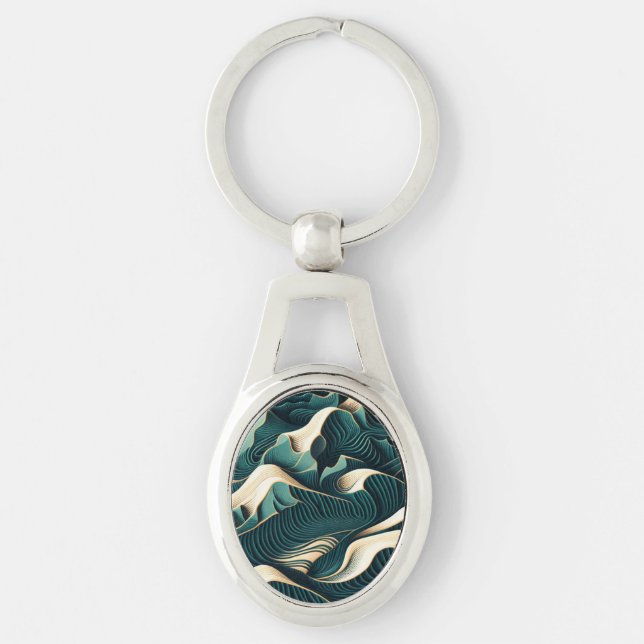Flowing Harmony Keychain (Front)