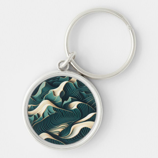 Flowing Harmony Keychain (Front)