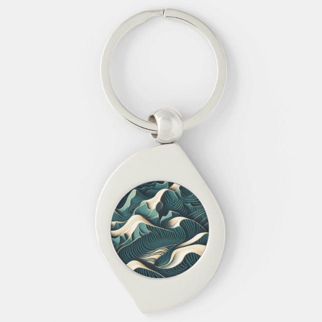 Flowing Harmony Keychain (Front)