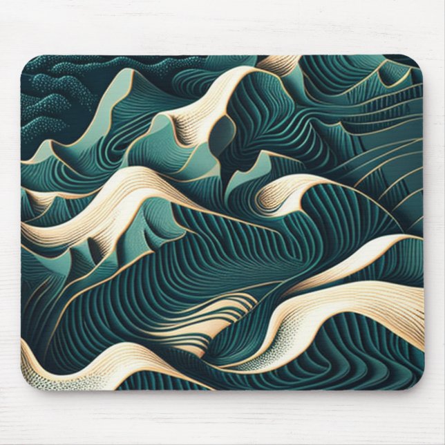 Flowing Harmony Mouse Pad (Front)