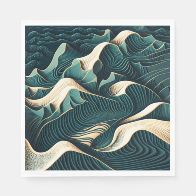 Flowing Harmony Napkins (Front)