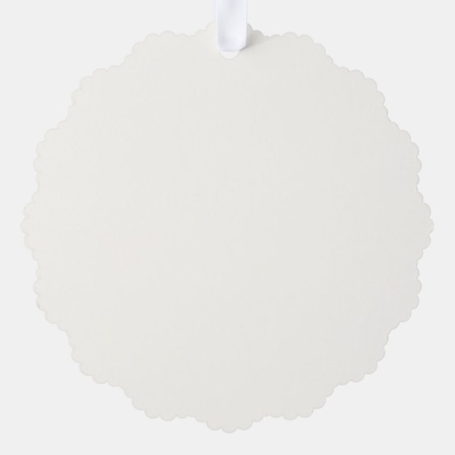 Flowing Harmony Ornament Card (Back)