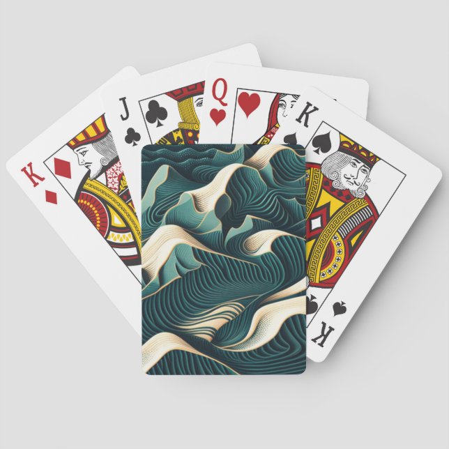 Flowing Harmony Poker Cards (Back)