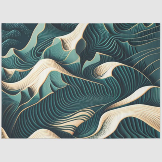 Flowing Harmony Tissue Paper (Front)